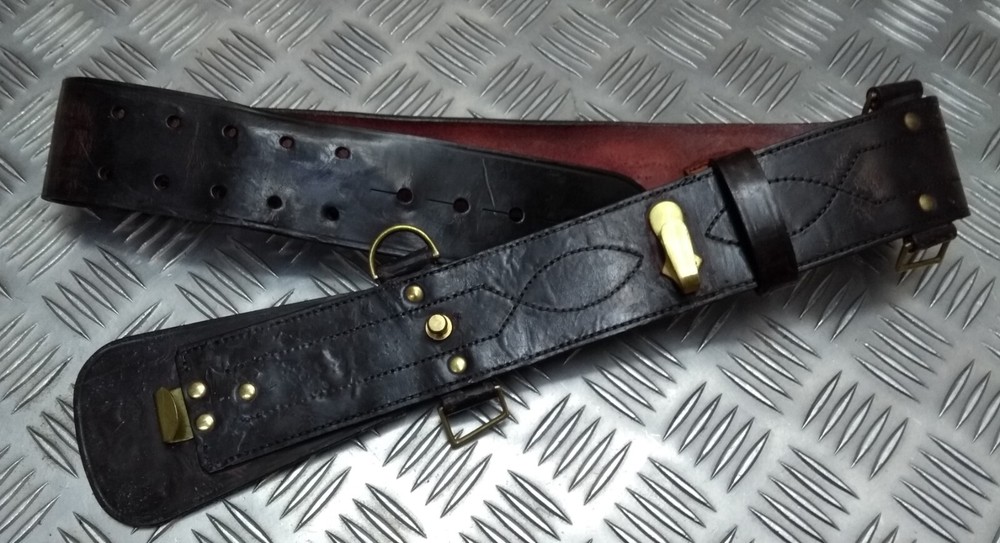 British Sam Browne Belt No Buckle / Shoulder Strap Size 3