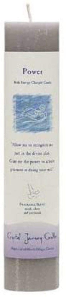 CRYSTAL JOURNEY Candle Pillar Power, 1 EA