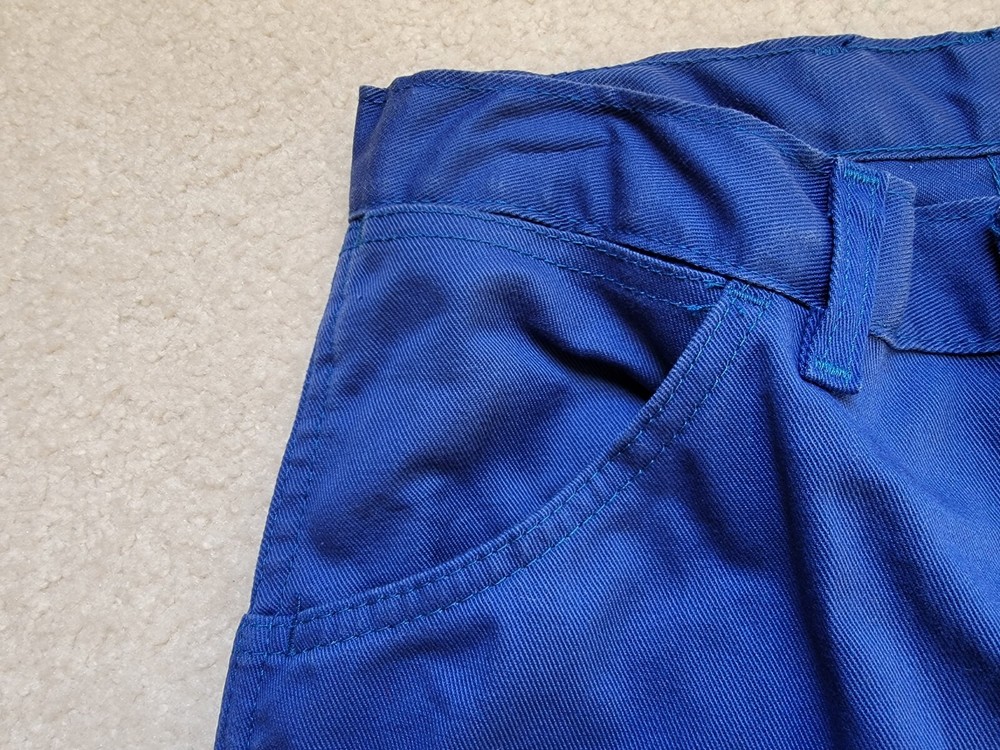 Bulwark Protective Apparel Flame Resistant Work Pants Blue 28-37U