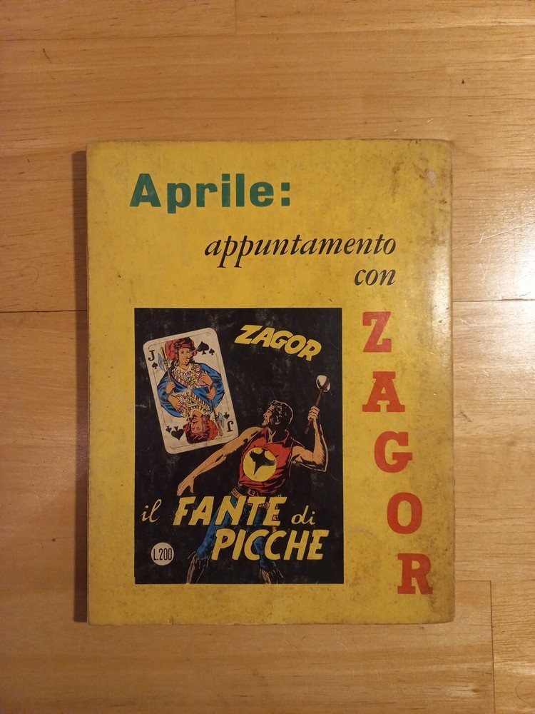 Zagor zenith 96 Satko originale Bonelli