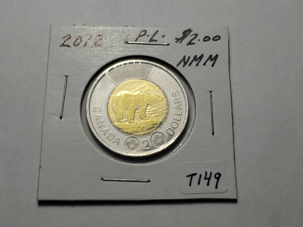 2012 CANADA PL Two Dollar Security Toonie Coin T149