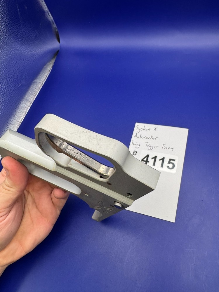 System X Autococker Swing Trigger Paintball Marker Frame-Silver