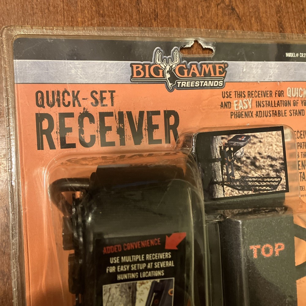 Quick Set Receiver Big Game Tree Stand Mount CR2110 NEW