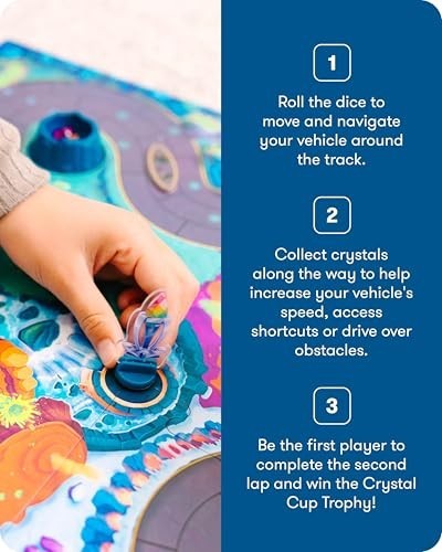 Educational Crystal Cup Rally Game for Kids - Develop Reasoning & Strategy Skill
