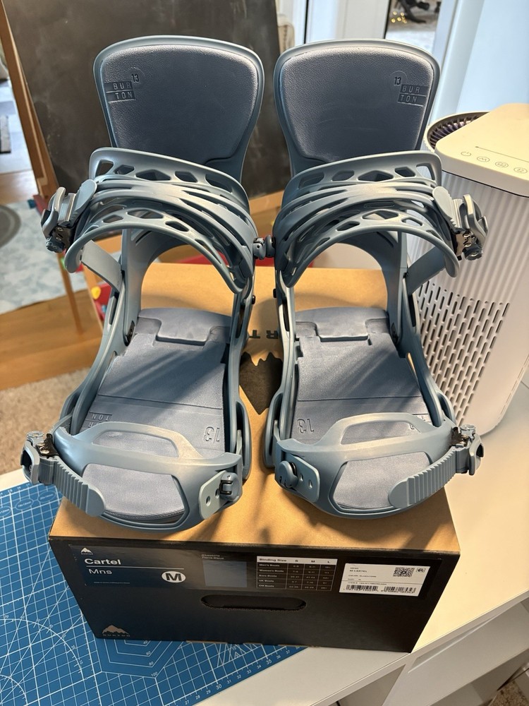 Burton Cartel Re:Flex - 2026 Men's Snowboard Bindings - Bluestone - Medium