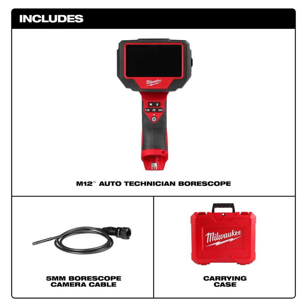 Milwaukee 3150-20 M12™ Auto Technician Borescope (Tool Only)
