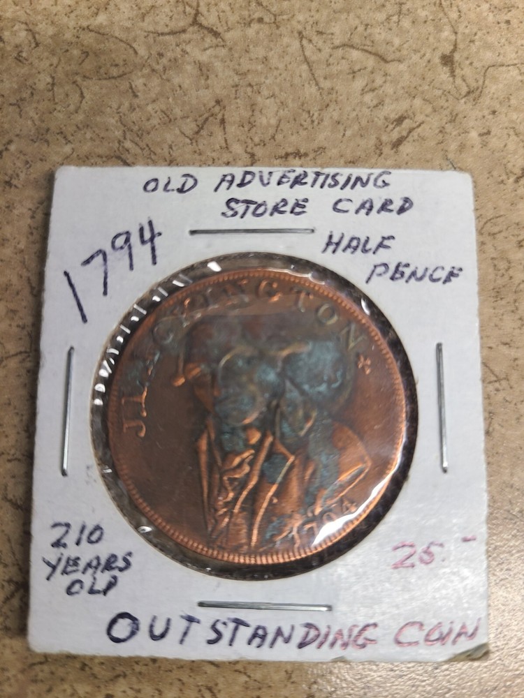1794 Great Britain J Lackington Halfpenny Token
