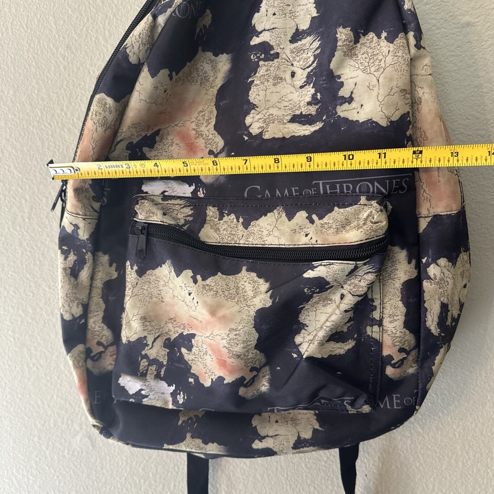 Bioworld HBO Game Of Thrones GOT "Westeros" Map 18" Backpack -