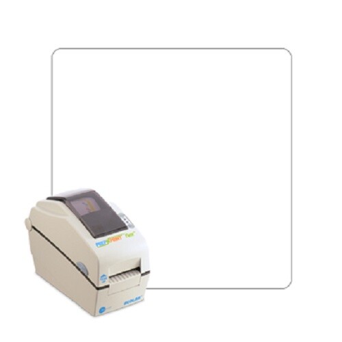 2 Rolls ECOLAB 12415-03-00 2"x2" Prep-n-Print Flex Cold Temp White