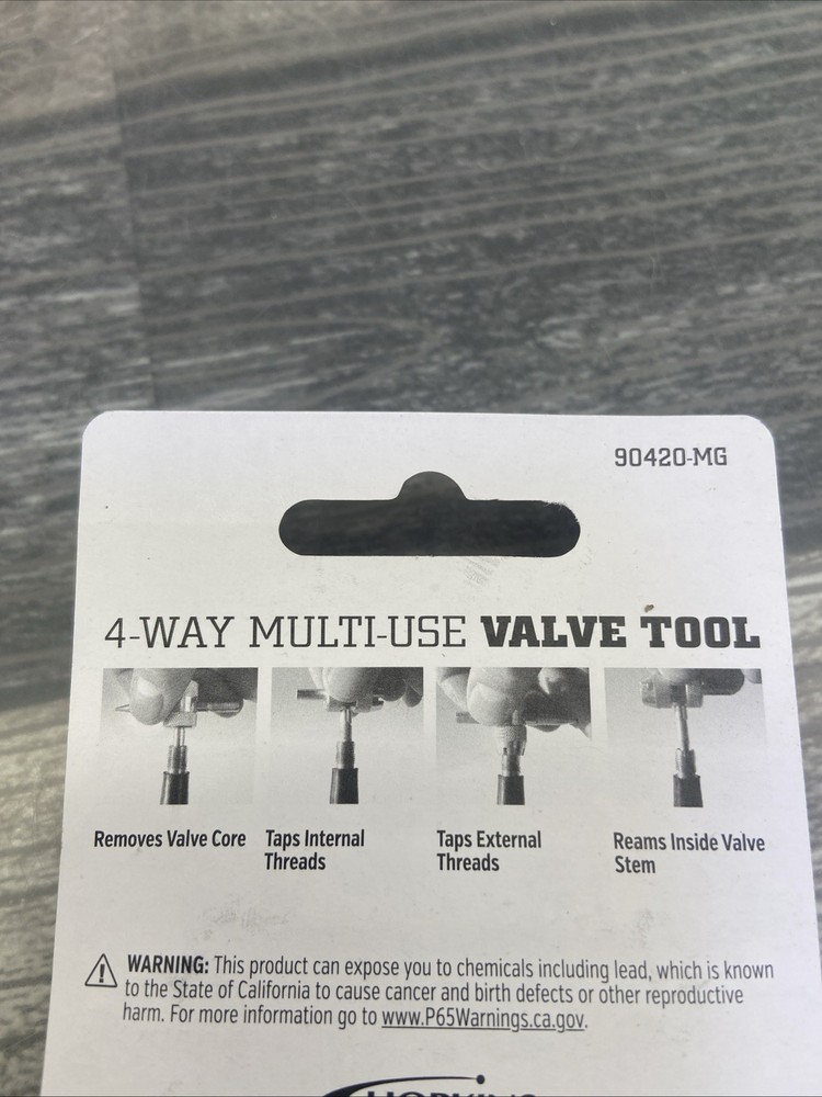 5 piece Monkey Grip Valve Tool/4Way W/Core Lot Of 3 {94}