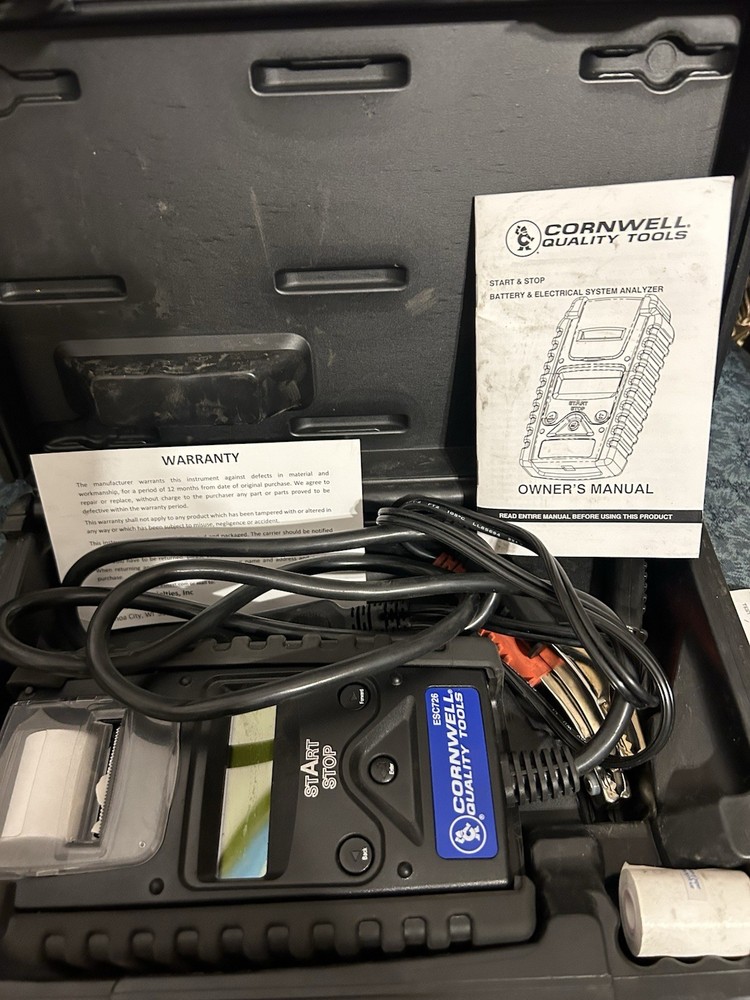 Cornwell Esc726 Battery Tester