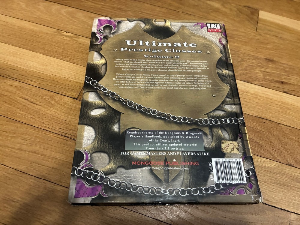 Dungeons & Dragons 3.5 Ultimate Prestige Classes Vol. 2 D20