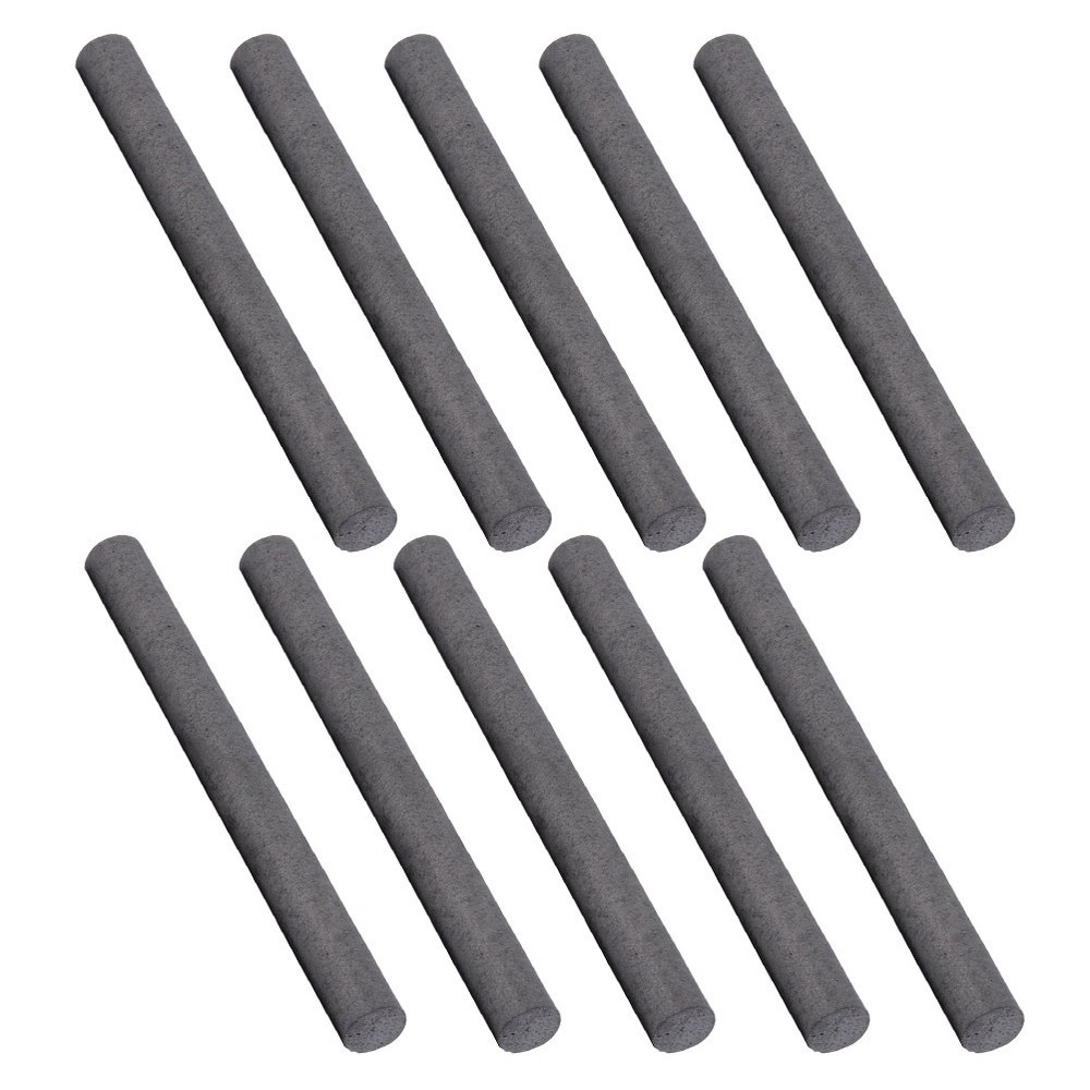 10 Pcs Graphite Carbon Rods 6 mm Diameter Stirring Rods for Melting
