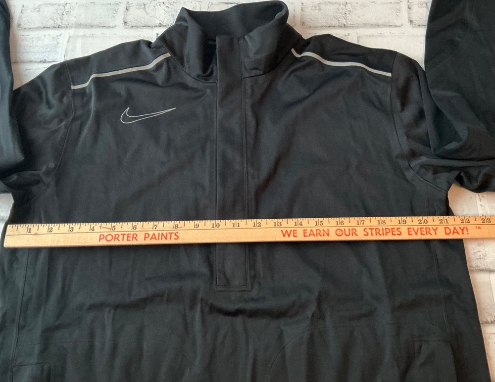 Nike Golf Storm Half-Zip Jacket Black Size Medium