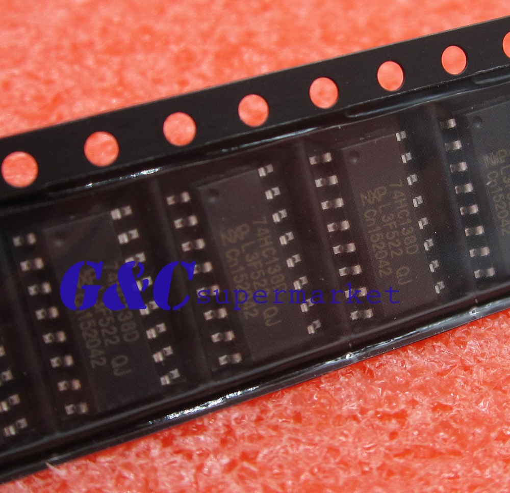 20PCS 74HC138 74HC138D 3-to-8 Line Inverting Decoder Demultiplexer