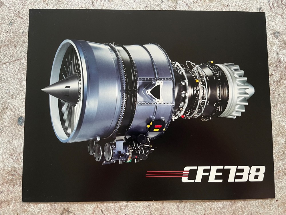 General Electric CFE738 engine for Dassault Falcon 2000, promo brochure