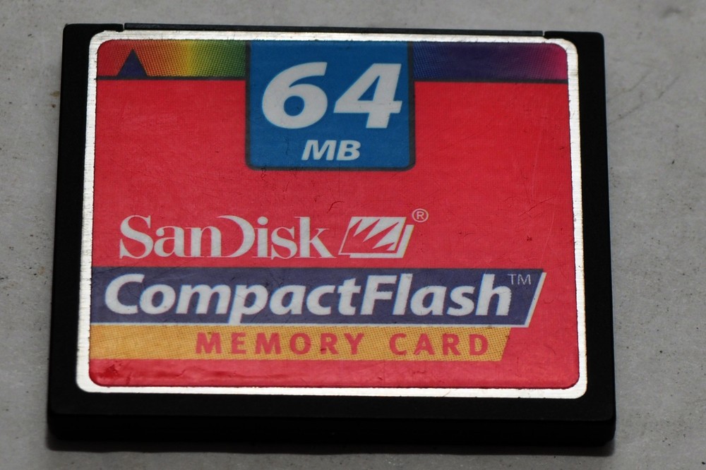 SanDisk Compact Flash 64MB Compact Flash Card , believe unused
