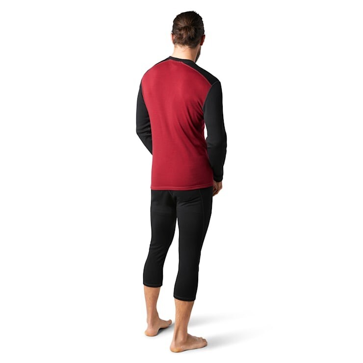 Smartwool Classic Thermal Base Layer 1/4 Zip Mens Medium RARE RHYTHMIC RED NWT