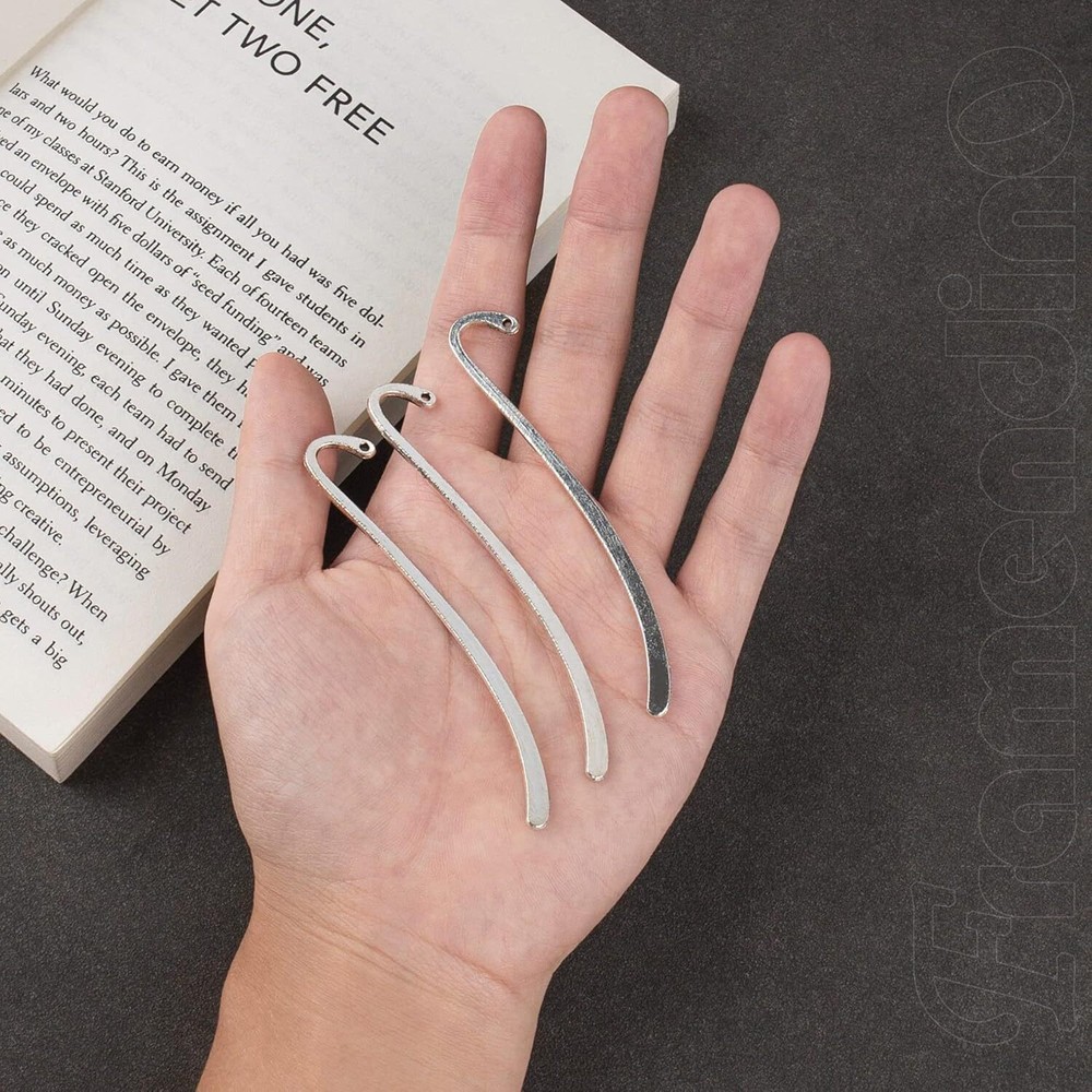 Framendino, 10 Pack Silver Bookmarks Vintage Alloy 10 Pack,