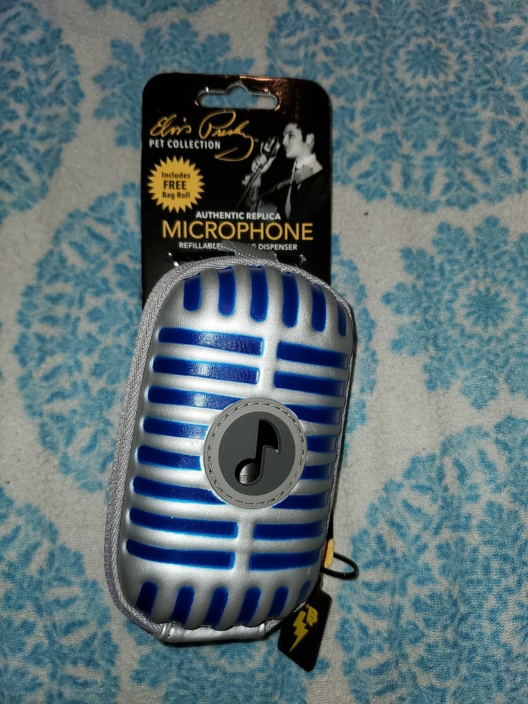 Pets Supply - Poop Bag Dispenser - Elvis - Microphone New Toys Licensed E141