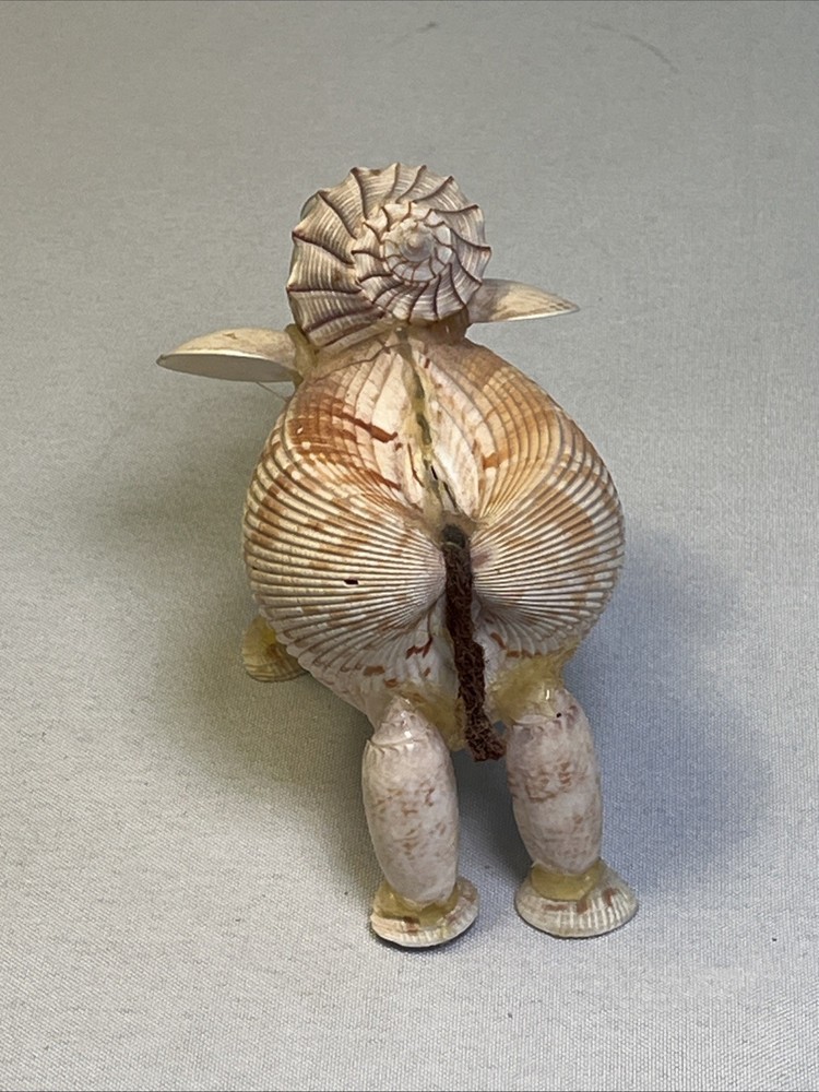 Artist Beth Basista Seashell Elephant Sculpture