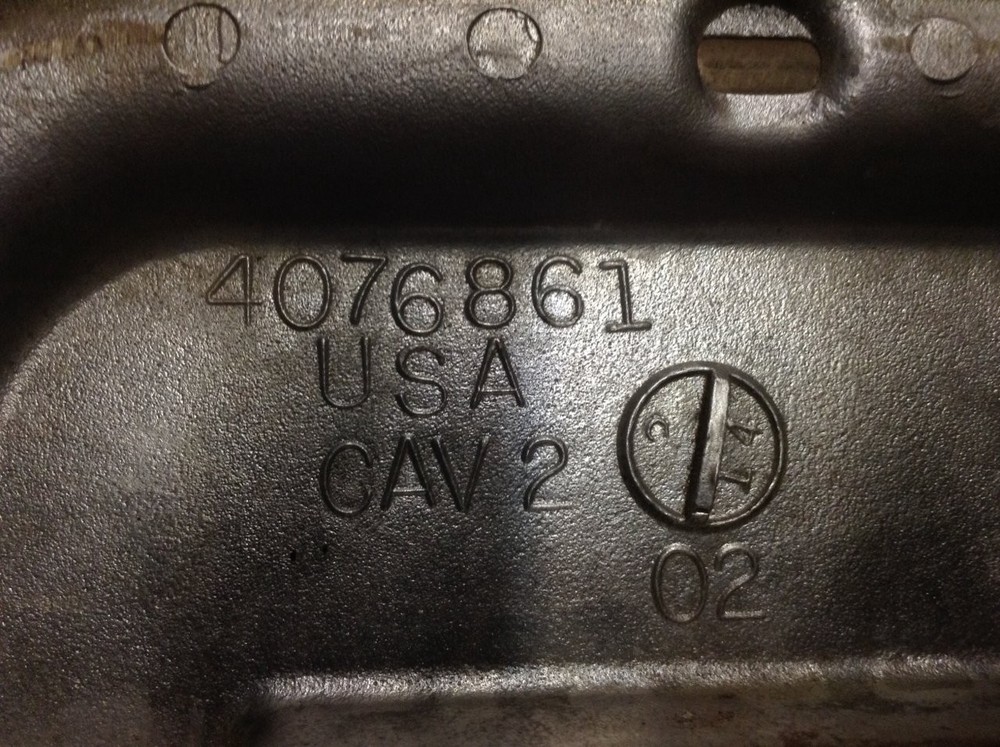 Cummins ISX ECM Cooling Plate - Used | P/N 4076861