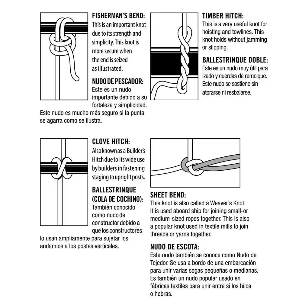 1/2 In. X 50 Ft. White Twisted Polypropylene Rope