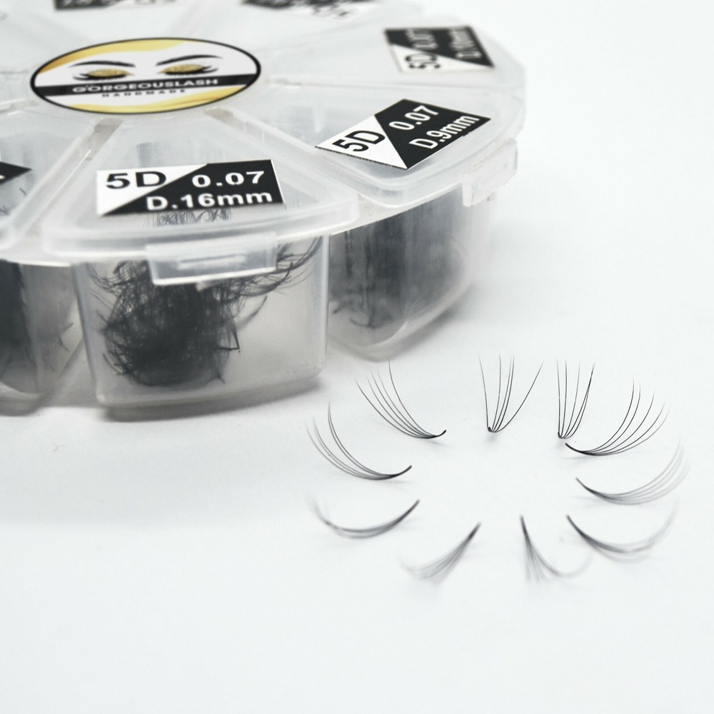 Mixed 5D Lashes. 1000 Premade Volume Fans. Eyelash extensions, Handmade!
