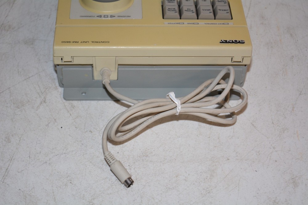 Sony 9650 Video Player Recorder RM-9650 Control Unit #W4748