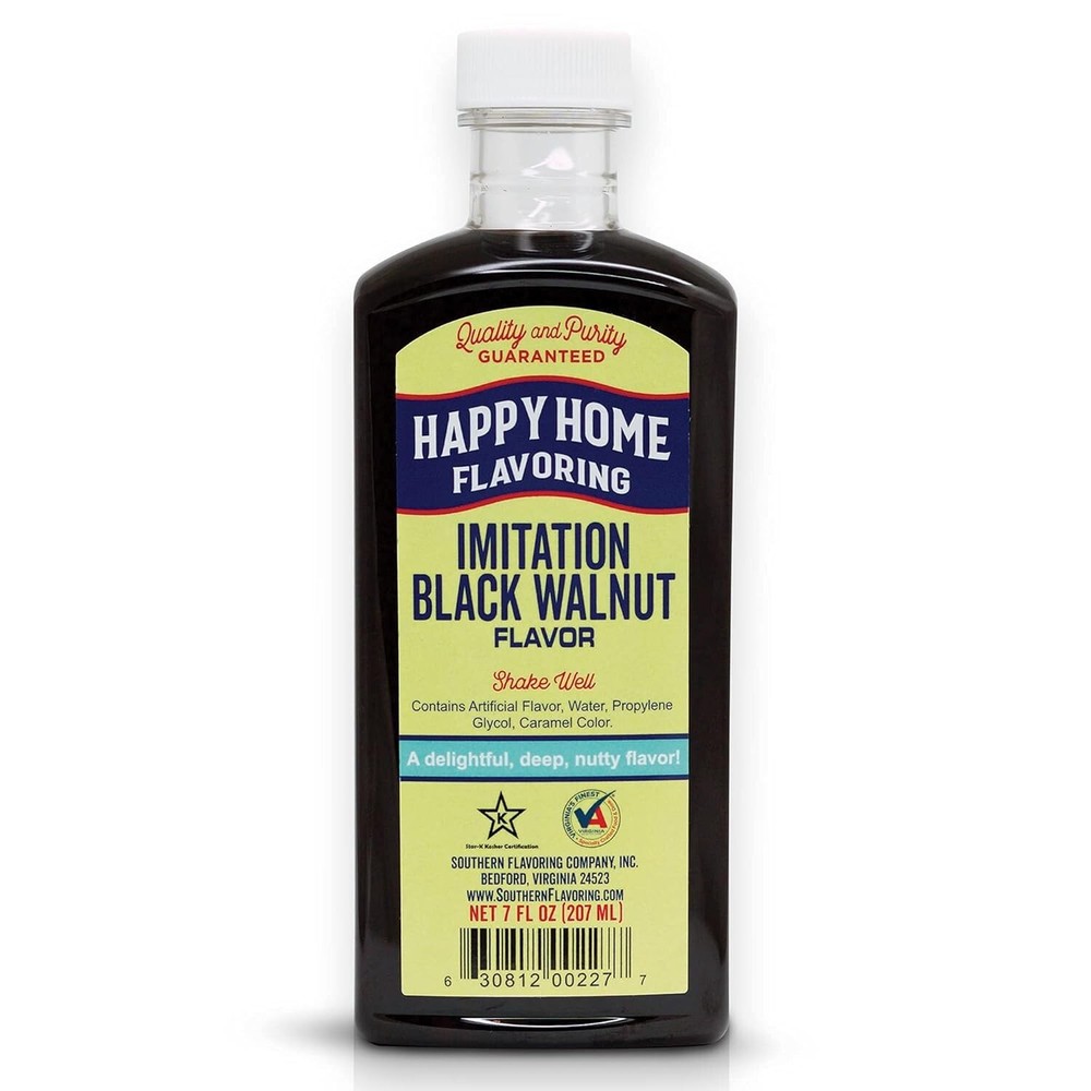 Versatile 7 oz. Black Walnut Flavoring - Ideal for Baking and Candy Making