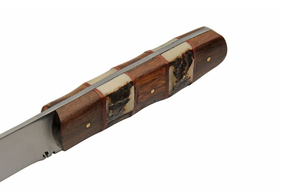 Hunting Knife | Rite Edge Fixed-Blade Muzzleloader Rifleman Patch Knife + Sheath
