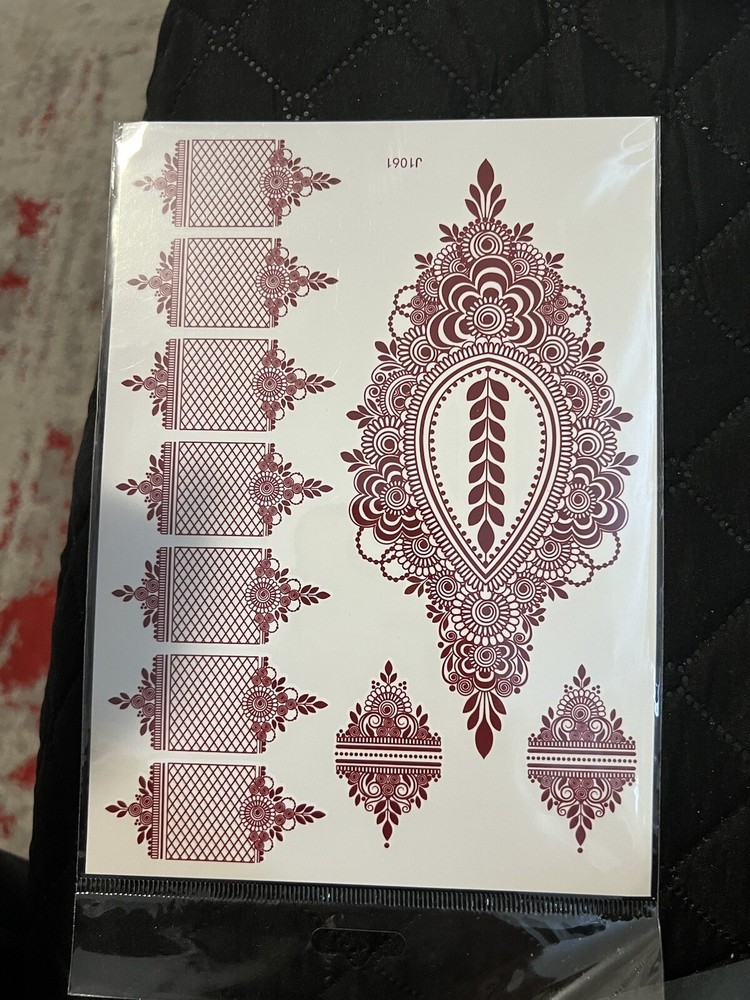 henna stickers
