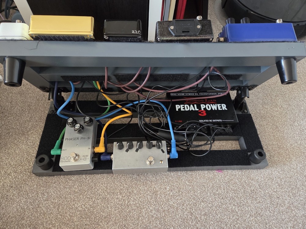 Custom "Sandwich" 2-Tier Prototype Pedalboard