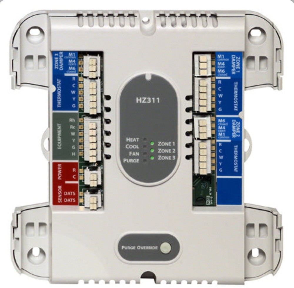 Honeywell HZ311 Truezone Control Panel