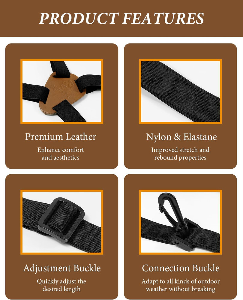 Binocular Harness Strap, Oufabe Binocular Harness for Birding, X-shaped Decompre