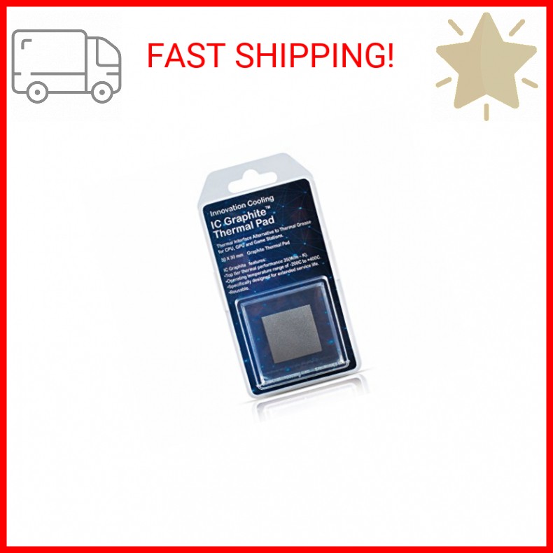 Innovation Cooling Graphite Thermal Pad – Permanent Replacement for Thermal Past