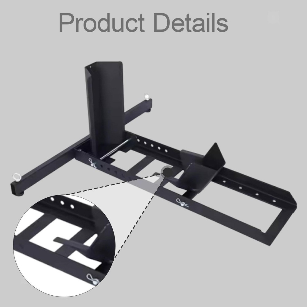 Wheel Chock Professional Black Sturdy Easy Installation Replace Wheel Stand