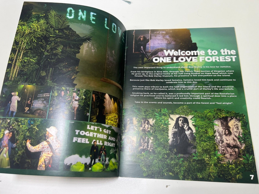 BOB MARLEY ONE LOVE EXPERIENCE BOOK PROGRAM NEW!! ORIGINAL, OFFICIAL