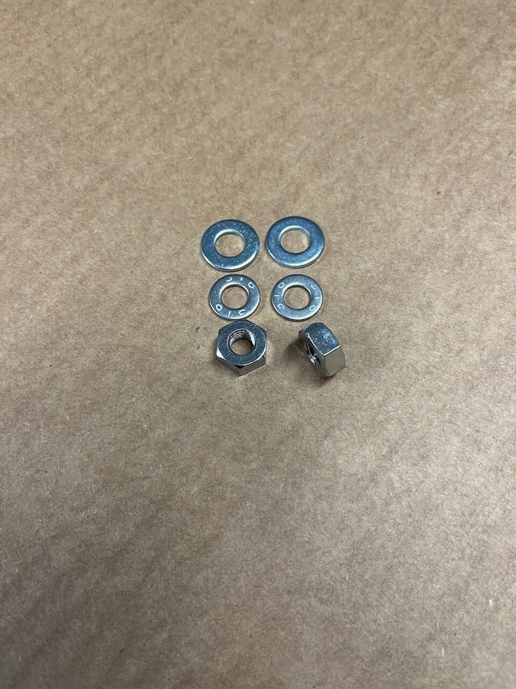 Schwinn Stingray & Phantom Bicycle Scripted Front Hub 5/16' Axle Nuts & Washers