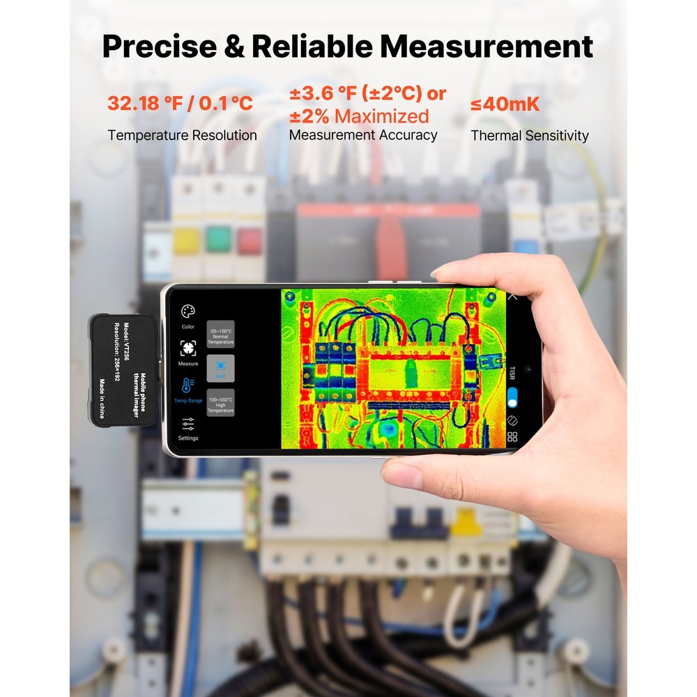 Uimoso Thermal Imaging Camera for Android & iOS with 512 x 384 Resolution
