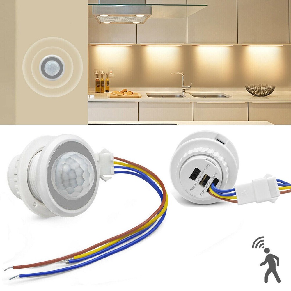 3-5m Automatic Body Infrared PIR Motion Sensor Detector Switch For LED light B