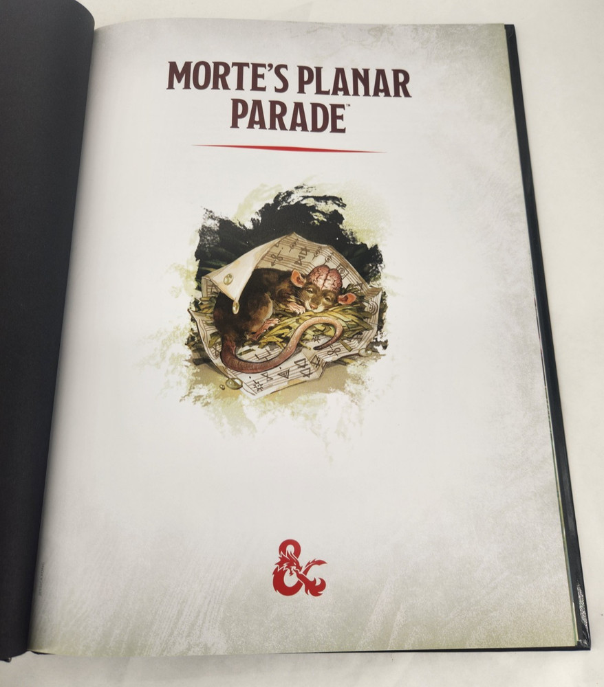 Dungeons & Dragons 5th Edition 5E D&D Morte's Planar Parade Sourcebook (2023 HC)