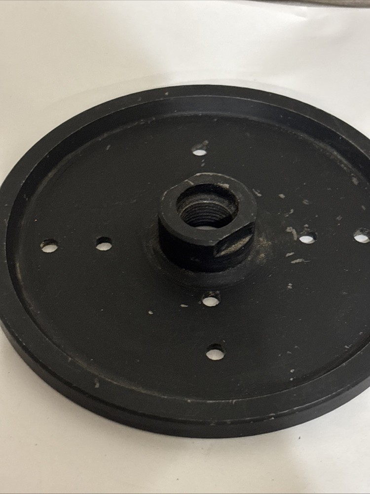 5 5/8" Diameter Iron or Steel Face Plate Clockwise Mount UNKNOWN