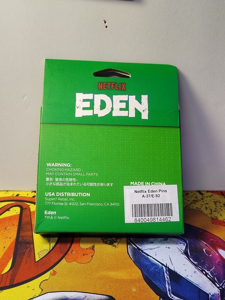 Netflix Eden Enamel Pin Set A-37 E-92