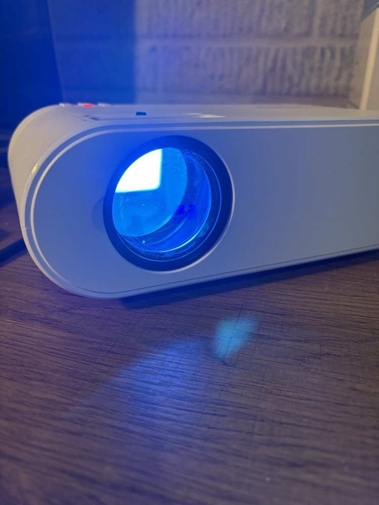 Yaber V2 Mini Projector White With Box & Instruction Manual