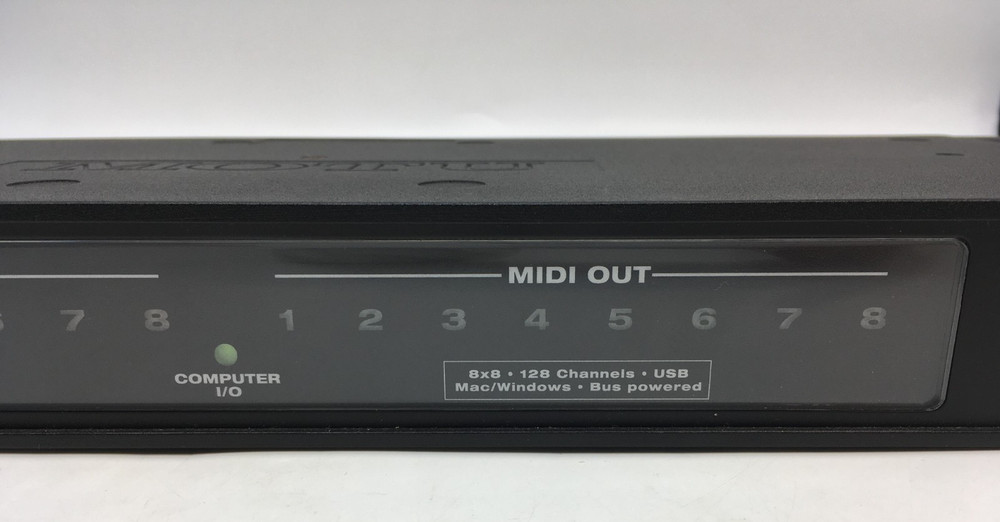 MOTU MIDI Express 128 USB MIDI Interface w/ Manual & Cable Tested Excellent