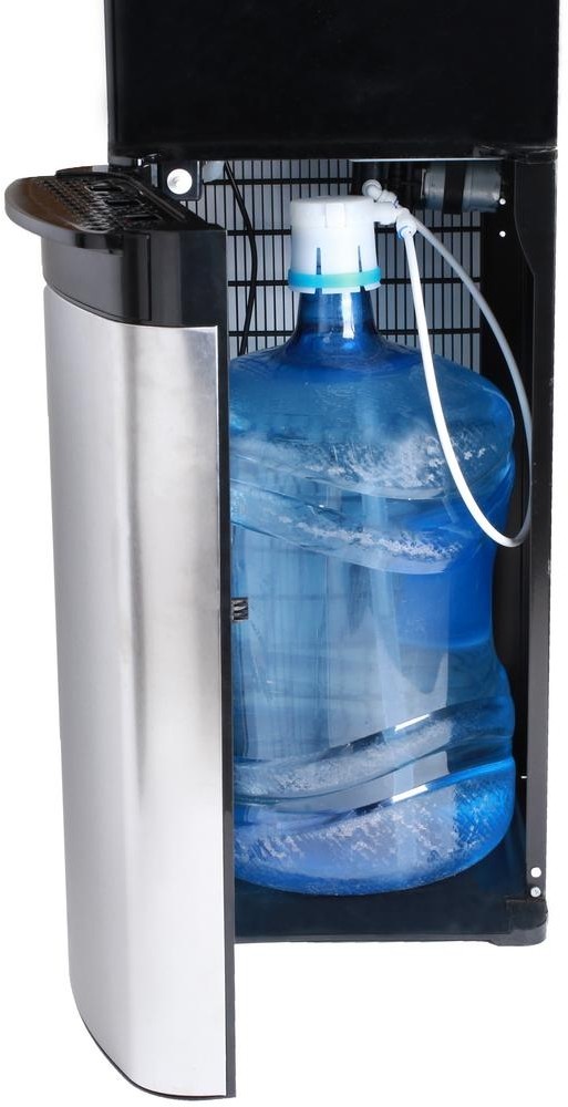 Bottom Loading Water Cooler Dispenser Self Cleaning Purifies Hot And Cold Spout