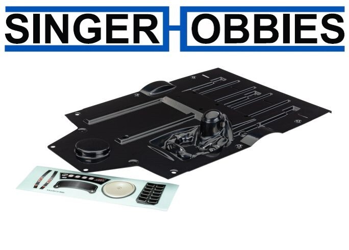 Traxxas 10419 Interior, Slash Modified, Black (Painted) / Decal Sheet TRA1