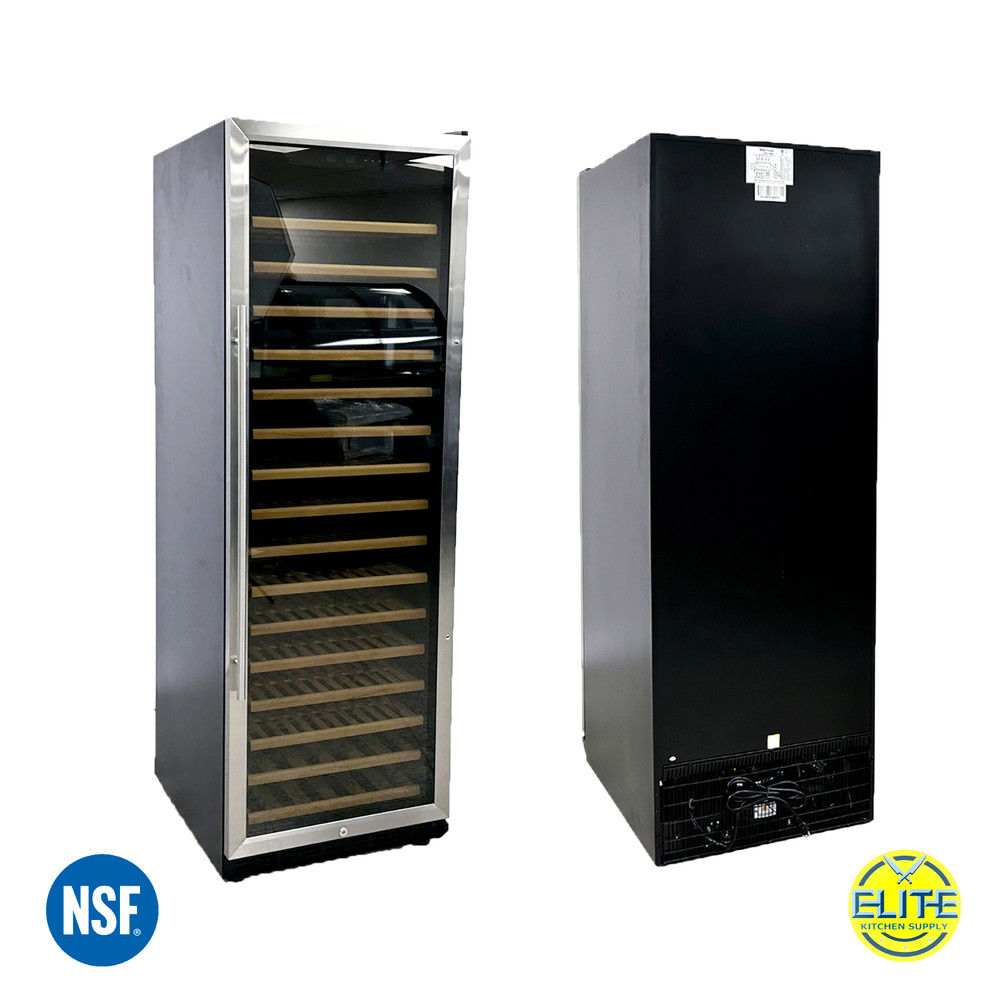 NSF Commercial 24" Single Zone 177 Bottles Wine Cooler Refrigerator