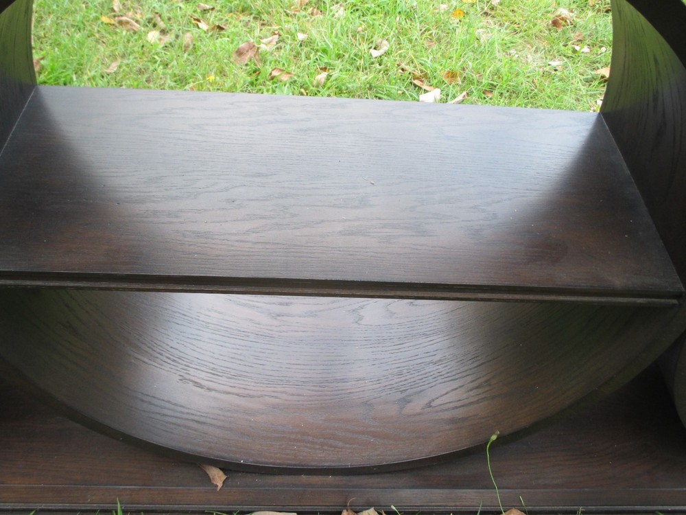 MID CENTURY MODERN CURVED BENTWOOD SOFA CONSOLE TABLE
